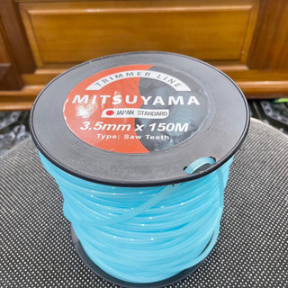 150 Mét Cước Vuông Xanh Ngọc MITSUYAMA 3,0-3,5-4,0 mm