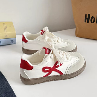 Giày nữ hoạ tiết Nơ xinh đế 3cm siêu êm mã Q-1