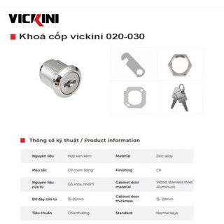 Khóa tủ  IVAN -VICKINI 03103.020-030