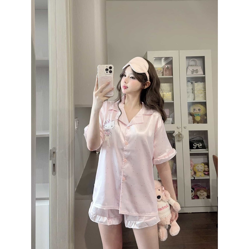 𝐁𝐲 𝐬𝐭𝐮𝐝𝐢𝐨 𝟐𝟓 Pyjama Kitty dễ thương mùa hè