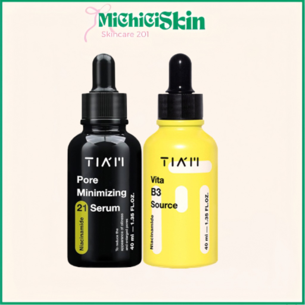 [MICHICI Skin] Tinh chất TIAM Niacinamide 10% - 20% kiểm soát dầu, se nhỏ lỗ chân lông, sáng da
