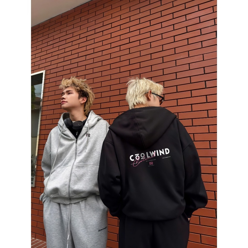 Áo Hoodie Zip COOLWIND SIGNATURE | Nỉ Bông Dày Dặn | Form Rộng Unisex Local Brand