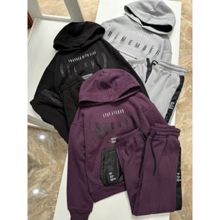 Bộ Nỉ Hoodie Bé Trai Phối Vải Gió GÊ