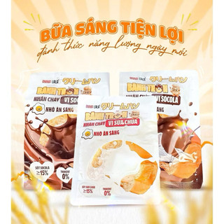 Combo bánh mì tròn nhân chảy Anna Lala - Bánh vị SOCOLA, bánh vị SỮA CHUA - Dòng bánh mì 0 transfat