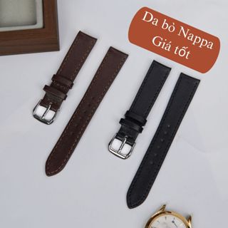 Dây Da Đồng Hồ Nữ size 10mm,12mm,14mm,16mm,18mm Dây Da Bò Vnstrap