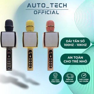 Micro karaoke - Pramie - Micro karaoke kiêm loa bluetooth / Micro bắt giọng tốt có chế độ đổi tone