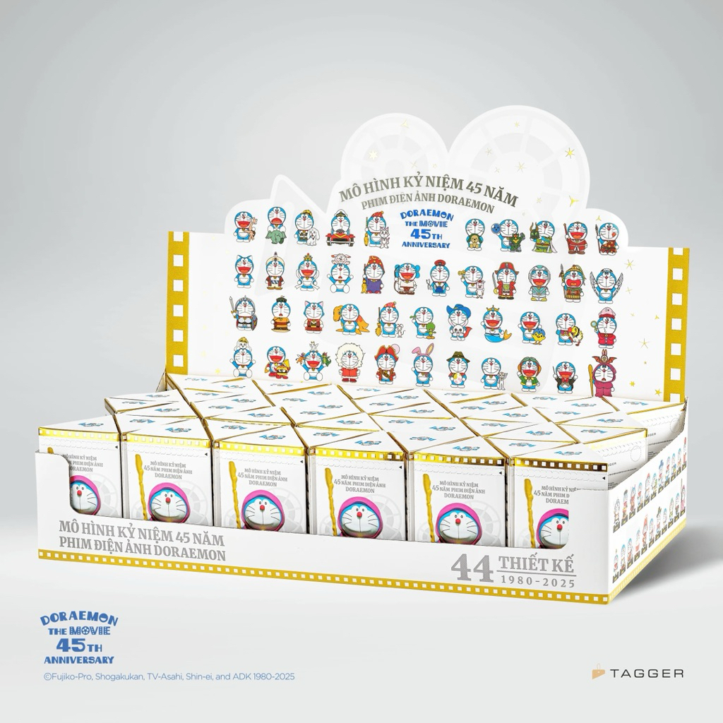 Full bộ 44 mô hình kỷ niệm 45 năm phim điện ảnh Doraemon