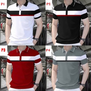  Áo thun polo nam có cổ tay ngắn họa tiết BR cổ áo siêu đẹp mẫu mới nhất chuẩn shop giá rẻ-KING77FASHION 