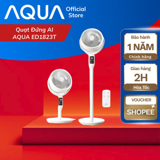 Quạt Đứng Thông Minh Aqua ED1823T - Quạt AI điều khiển giọng nói - Đối lưu không khí