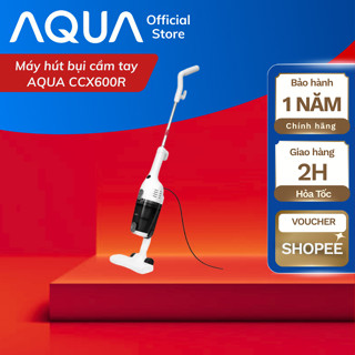 Máy hút bụi cầm tay Aqua CCX600R lực hút 15000Pa 600W, bộ lọc bụi mịn HEPA - Bảo hành 12 tháng