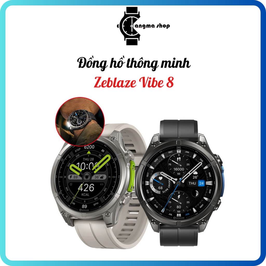 Zeblaze Vibe 8 - Điện thoại kết nối, nghe gọi, chống nước 5ATM