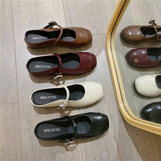  Giày sục nữ vintage da mềm kiểu dáng basic dễ kết hợp êm ái cho đôi chân thoải mái  sục bệt khoá|  