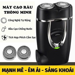 Máy cạo râu mini 2 lưỡi chống nước tiện lợi