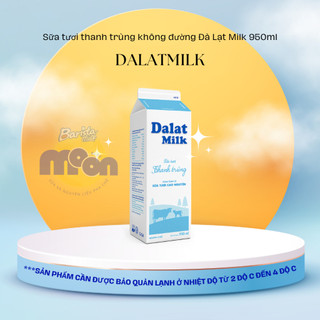  Sữa Tươi Thanh Trùng Dalatmilk Không đường 950ml 