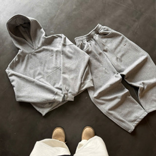 COMBO CORE HOODIE & BEAM SWEATPANT - Combo Áo Hoodie Cotton Và Quần Nỉ Bông Unisex Nam Nữ