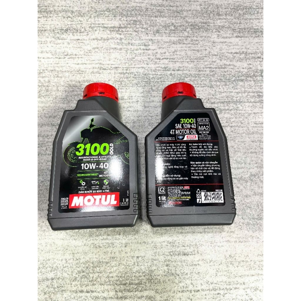 Nhớt Motul 3100 10W40 dung tích 1L chính hãng