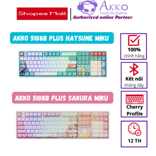 Bàn phím cơ AKKO 5108B Plus Sakura / Hatsune Miku Akko Piano Pro Switch