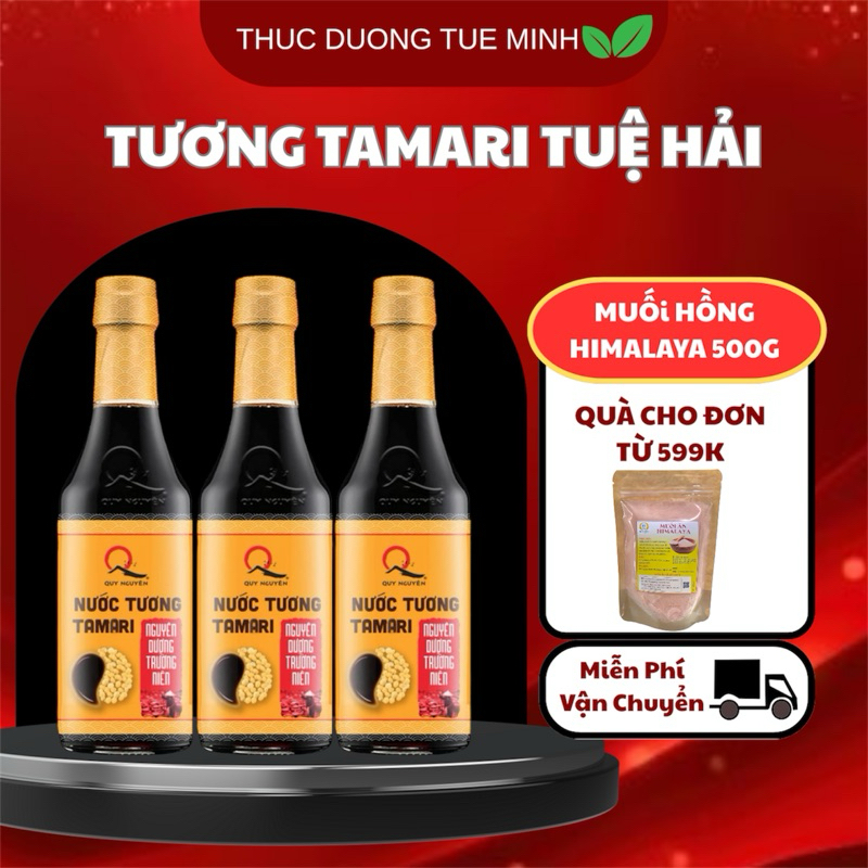 Nước Tương Tamari Quy Nguyên 250ml Thầy Thích Tuệ Hải
