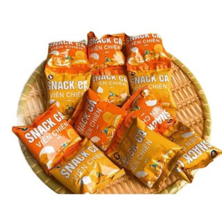 (Combo 60 gói ) Bim Bim Snack Cá Viên Chiên Haidilao Nhà Ba Anh Em Chính Hãng Gói 12g Thơm Ngon