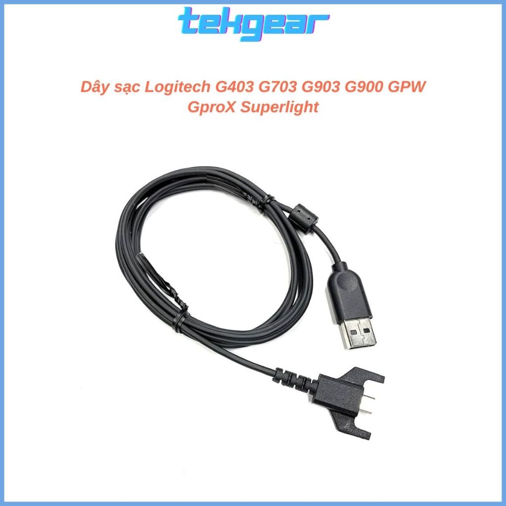 Dây cáp sạc cho chuột Logitech - Dây sạc Logitech G403 G703 G903 G900 GPW GproX Superlight
