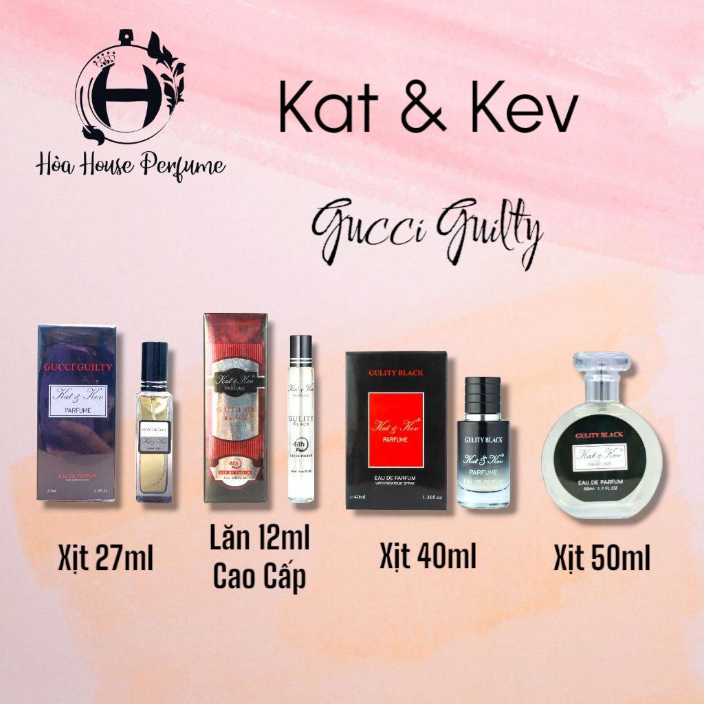 Tinh dầu Kat & Kev - Guci Black