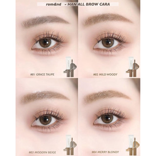Mascara chân mày Romand Han All Brow Cara 9g