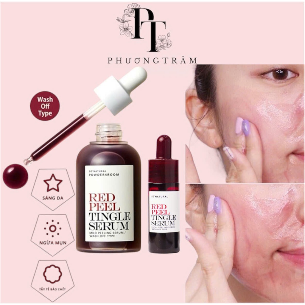 Tinh Chất Red Peel Serum Peel Da Red Peel Tái Tạo Da Sinh Học 11ML/35ML Chính Hãng