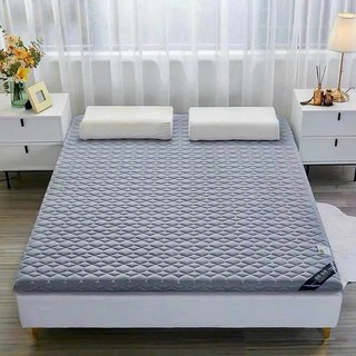  Nệm Topper xuất Nhật dày 5cm gấp gọn trải giường sàn cao cấp chống đau mỏi cột sống 