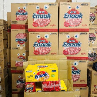  Hộp 24 gói mì tôm trẻ em ăn liền Enaak vàng Hàn Quốc 30g gói 
