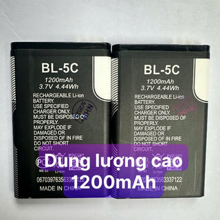 Pin Nokia BL- 4C, BL- 5C Zin chống phù -chống nổ -An toàn