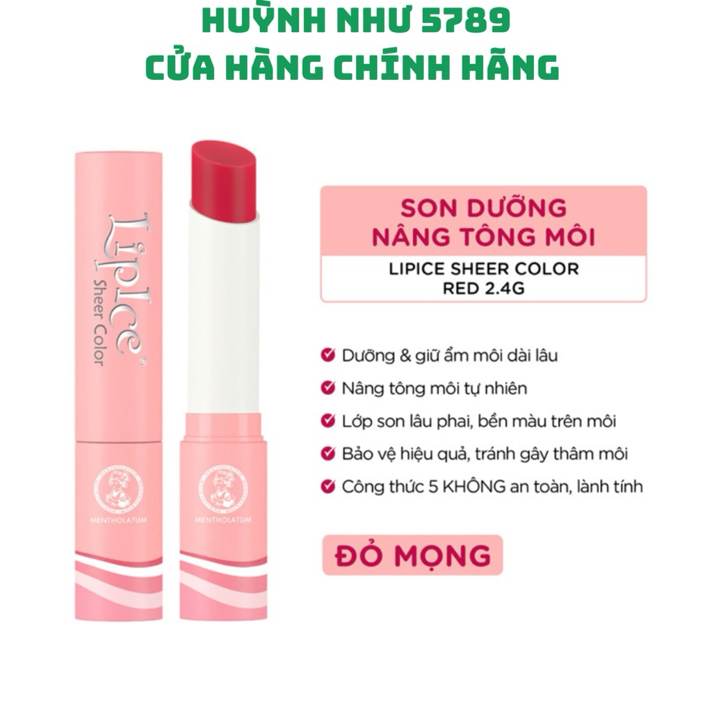 [CHÍNH HÃNG]Son dưỡng LipIce hiệu chỉnh sắc môi -đỏ mọng 2,4g