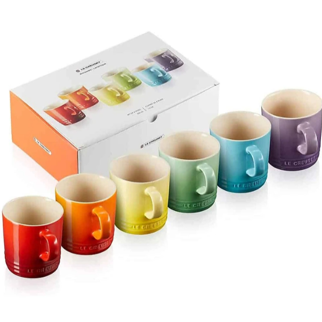 Bộ Cốc Le Creuset, Set 6 Cốc Le Creuset, Nhập Pháp, giadungnhapkhau19
