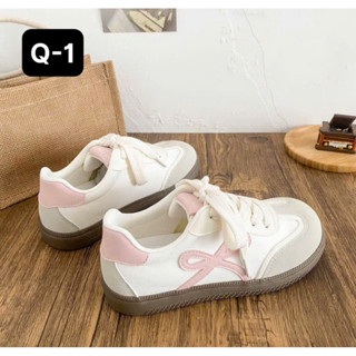 Giày nữ đế độn hoạ tiết nơ trẻ trung năng động mã Q1