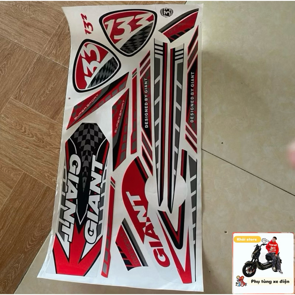 Tem zin xe điện M133, M133 plus