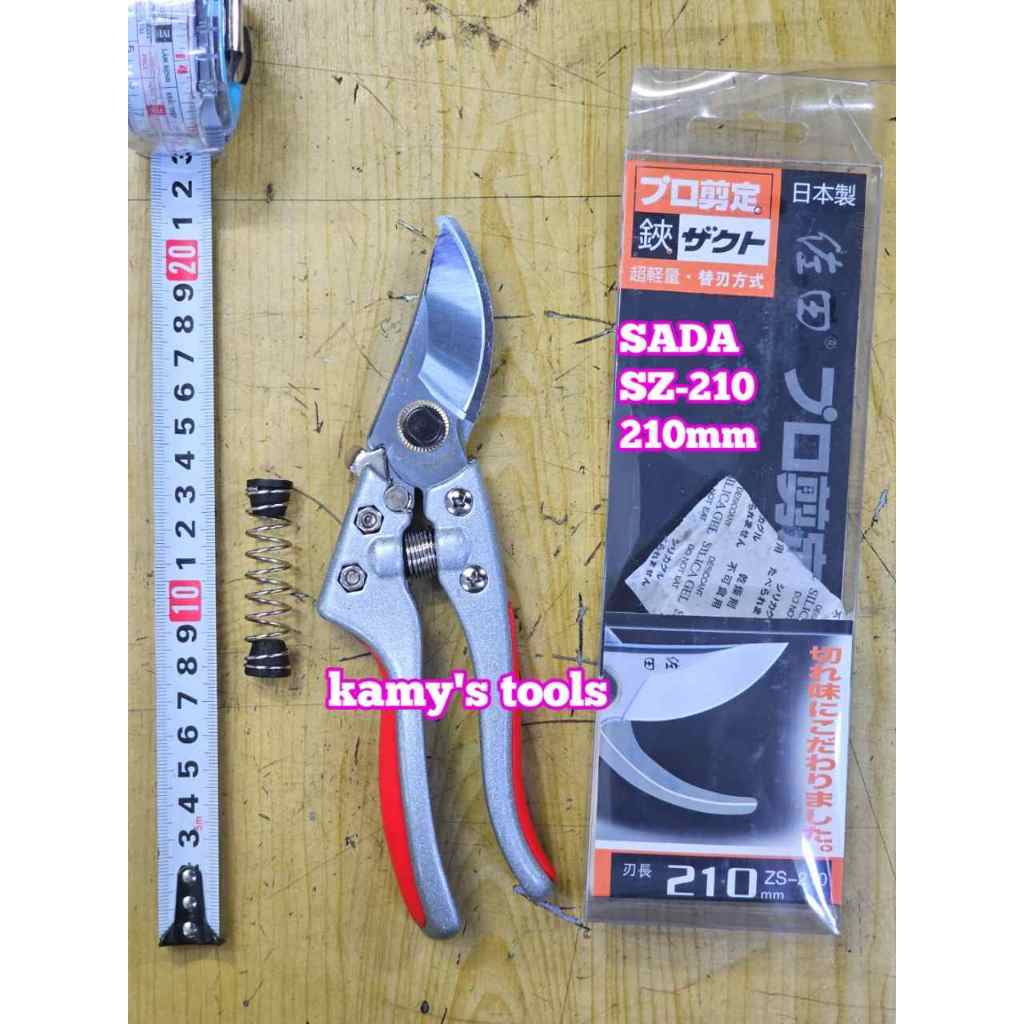 Kéo Cắt Cành Cây Sada Zs-210 210mm, Kéo Cắt Tỉa Cành Cây HÀNG CHÍNH HÃNG