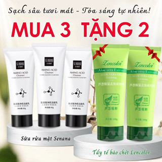 SỮA RỬA MẶT SENANA TRẮNG DA MỜ THÂM TẶNG TẨY TẾ BÀO CHẾT GINBI-KIWIWIN 