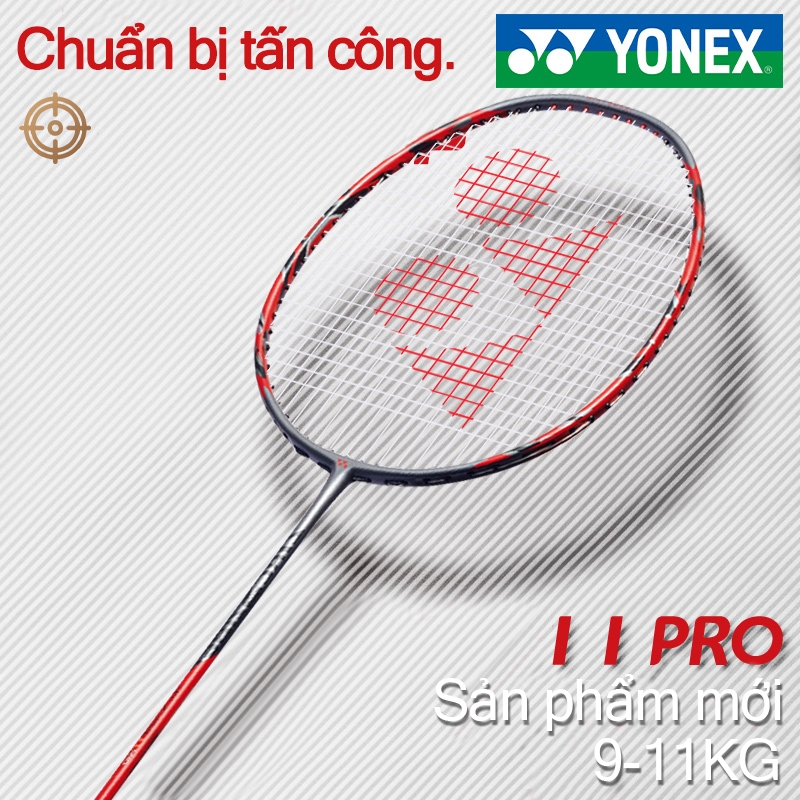 Yonex Vợt Cầu Lông GJ11 Pro Siêu Nhẹ 21-24LBS Vật Liệu Sợi Carbon Tay Cầm Chắc Chắn Hàng Mới 2025