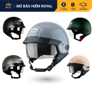 Mũ Bảo Hiểm Kính Âm Asia MT-139 Chính Hãng, Nón Bảo Hiểm Có Kính Hợp Nam Nữ Nhiều Màu Sắc