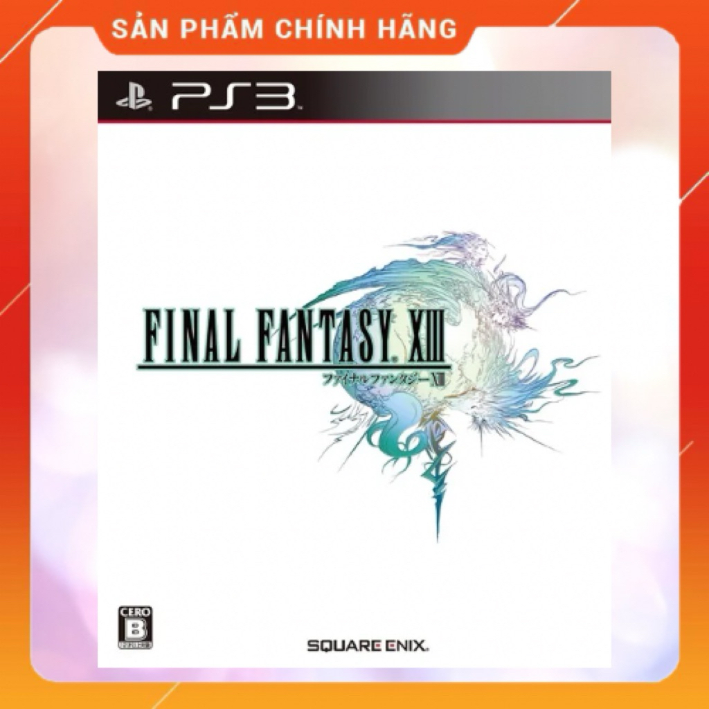 Đĩa game ps3 Final Fantasy 13 - hệ Nhật FULL BOX  FF13 (XIII) ps3 gốc, Ps3 Disc
