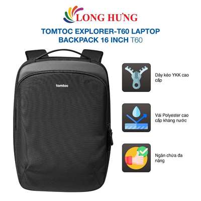 Ba lô Tomtoc Explorer-T60 Laptop Backpack 16 inch T60 - Hàng chính hãng