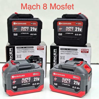  { HOẢ TỐC HN} PIN STARKER 15 20 Cell Chính Hãng-Mạch 8 Mosfet Chống Ngắt Tải-Vỏ ABS-CHUYÊN DÙNG KHOAN BÊ TÔNG_ MÁY CẮT... 