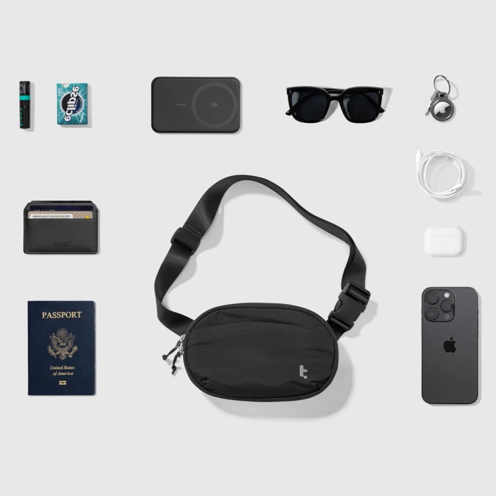 Túi đeo chéo/ đeo hông Tomtoc Slingbean Belt Bag chính hãng, nhỏ gọn, chống thấm nước, bền bỉ (T32) | BigBuy360 - bigbuy360.vn