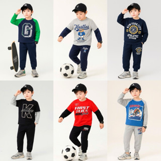 Bộ đồ dài tay bé trai Janeshop, set bộ thu đông cho bé trai size đại chất cotton thun mềm từ 23-57kg