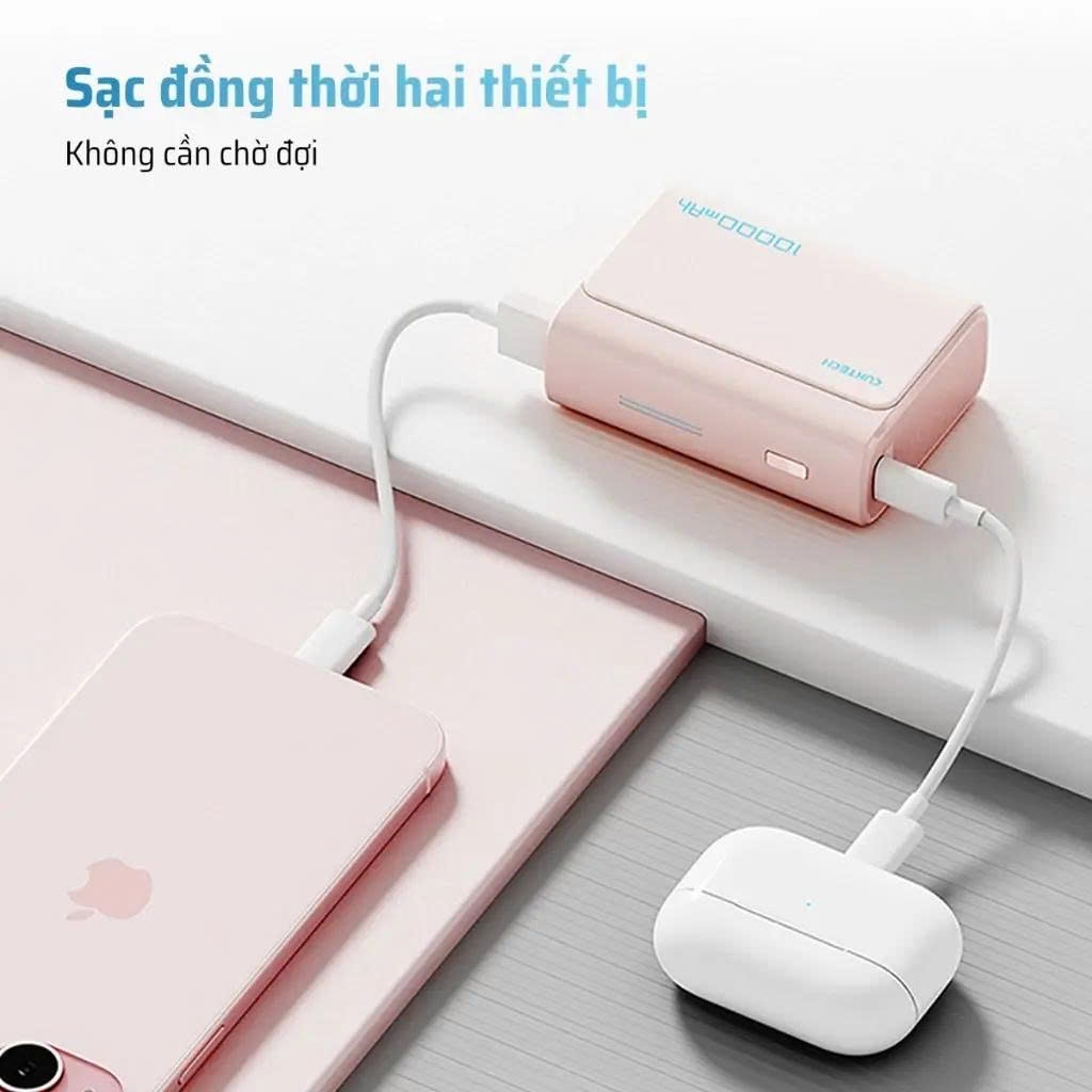Sạc CUKTECH CP13/CP133L Kèm Cáp | Sạc Nhanh 30W Max | Dung Lượng 10.000mAh | Bảo Hành 18 Tháng LPB100 PB100S | BigBuy360 - bigbuy360.vn
