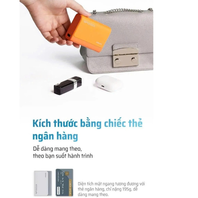 Sạc CUKTECH CP13/CP133L Kèm Cáp | Sạc Nhanh 30W Max | Dung Lượng 10.000mAh | Bảo Hành 18 Tháng LPB100 PB100S | BigBuy360 - bigbuy360.vn