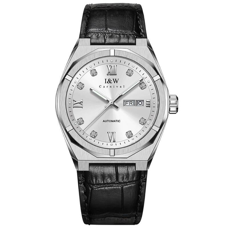 Đồng Hồ Nam Chính Hãng I&W Carnival 751G -DD Automatic Bảo Hành 5 Năm Chống Xước Chống Nước