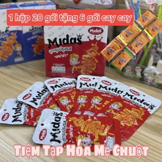   TẶNG 6 gói cay  COMBO 20 gói M&D KONJAC VỊ CAY TÊ MIDASS giòn sần sật Nhập khẩu Thái Lan ăn vặt Hằng Đại 
