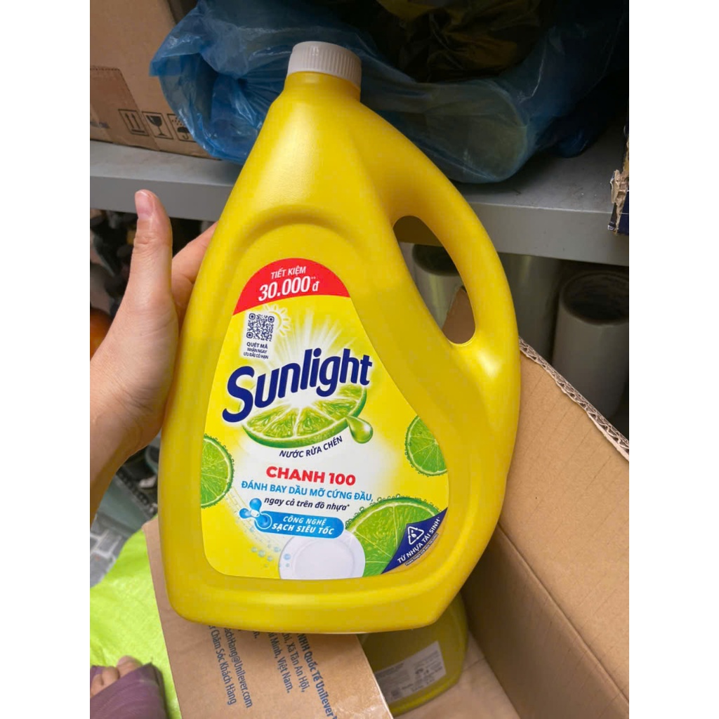 Nước rửa chén Sunlight chanh (3.6kg)