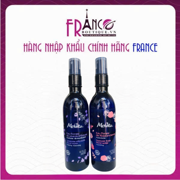 Nước Hoa Hồng Melvita Pháp – Cấp Ẩm, Làm Dịu, Se Khít Lỗ Chân Lông – 100% Tự Nhiên
