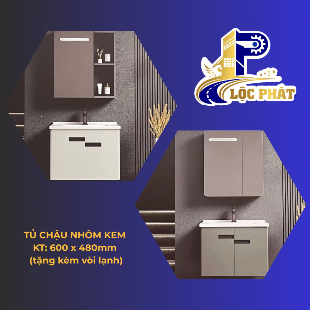 COMBO ĐỦ BỘ LAVABO (MEN SỨ) + TỦ LAVABO+ TỦ GƯƠNG + GƯƠNG (tặng kèm vòi lạnh)